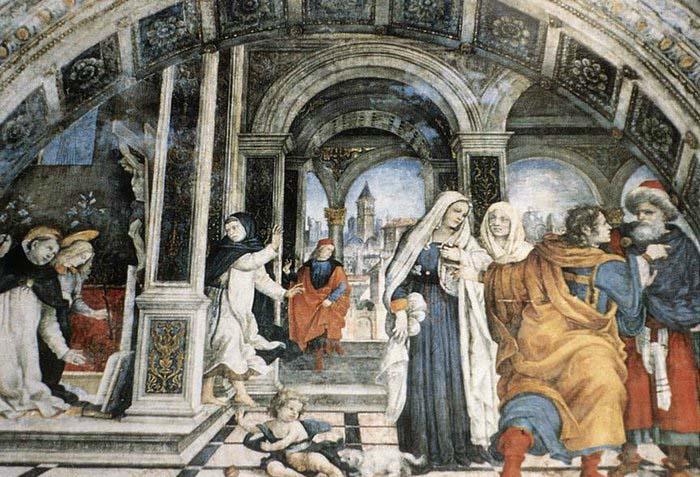 Filippino Lippi Scene from the Life of St Thomas Aquinas France oil painting art
